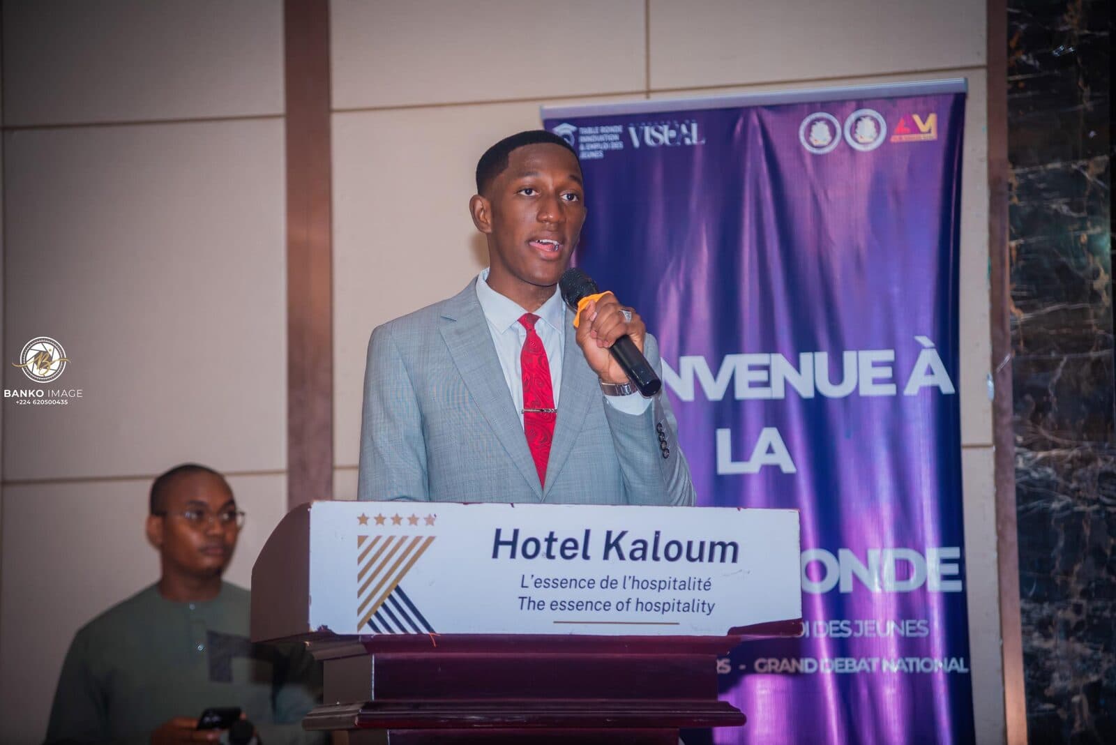 Karim Nabé, Président de YouthLink Africa, lors de la Table Ronde IEJ 2026